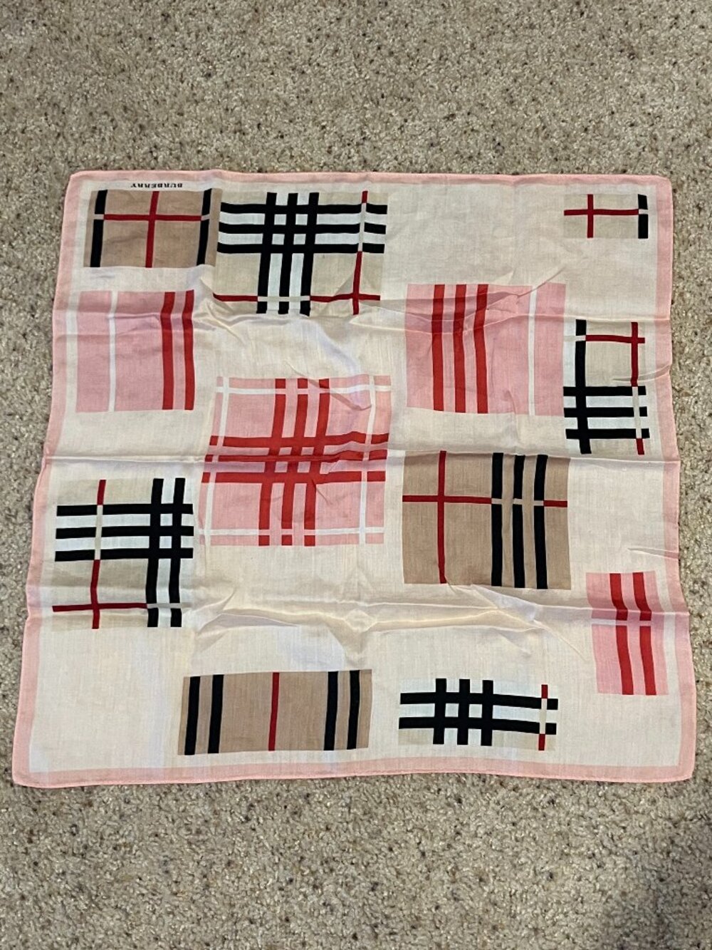 Burberry Scarf/Hankerchief 22x22